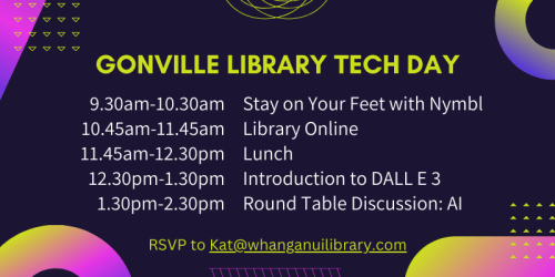 Gonville Library Tech Day