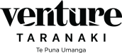 VentureTaranakiBlack Logo v2